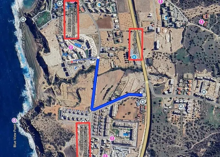 아파트 Blue Deja Blue Seaside Appartments *